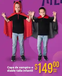 Soriana Mercado Capa de vampiro o diablo talla infantil oferta