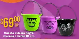 Soriana Mercado Cubeta dulcera negra, morada o verde oferta