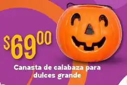 Soriana Mercado Canasta de calabaza para dulces grande oferta