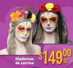Soriana Mercado Diademas de catrina oferta