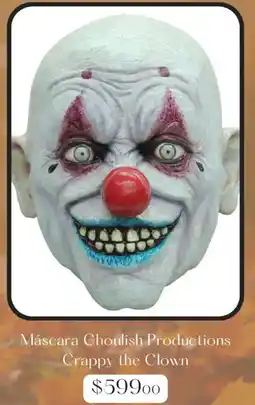 Liverpool Máscara ghoulish productions crappy the clown oferta