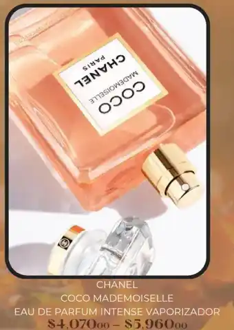 Chanel coco mademoiselle eau de parfum intense vaporizador