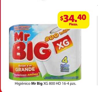 Zorro Higienico Mr Big XG 800 HD 16-4 pzs oferta