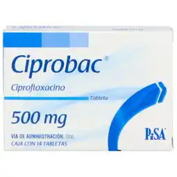 Farmacias YZA Ciprobac 500Mg 14 Tabs oferta