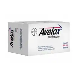 Farmacias YZA Avelox Iv Frasco Ampula 400Mg 250Ml oferta