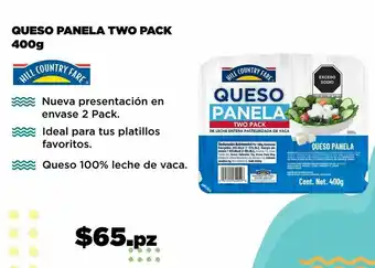 HEB Queso panela two pack hill country fare oferta