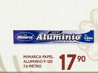 Alsuper Papel aluminio mimarca p-120 7.6m oferta