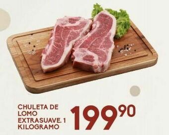 Alsuper Chuleta de lomo extrasuave 1kg oferta