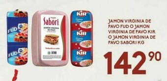 Alsuper Jamón virginia de pavo fud kg oferta