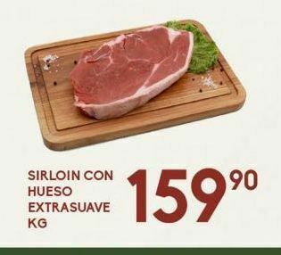 Alsuper Sirloin con hueso extrasuave kg oferta