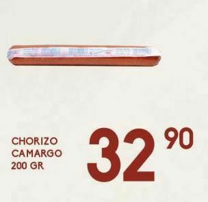 Alsuper Chorizo camargo 200gr oferta