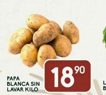Alsuper Papa blanca sin lavar kg oferta