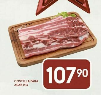 Alsuper Costilla para asar kg oferta