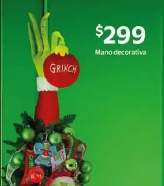 Walmart Grinch mano decorative oferta