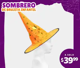 Modatelas Sombrero de brujita infantil oferta