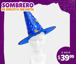 Modatelas Sombrero de brujita infantil oferta
