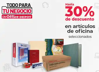 Office Depot En artículos de oficina oferta