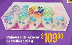 Soriana Súper Calavera de azúcar destellos oferta