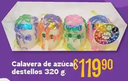 Soriana Súper Calavera de azúca destellos oferta