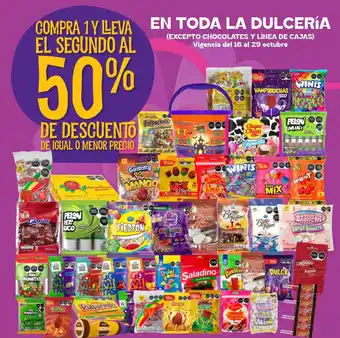 Soriana Súper En toda la dulcería oferta