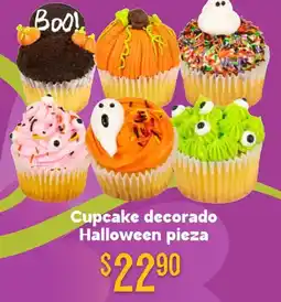 Soriana Súper Cupcake decorado halloween pieza oferta