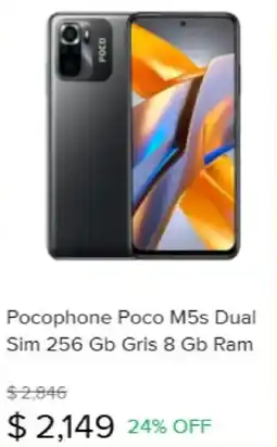 Mercado Libre Pocophone Poco M5s oferta