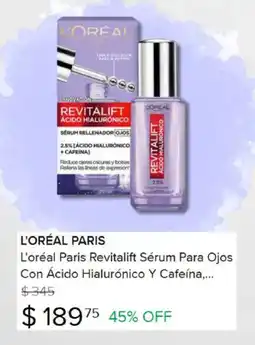 Mercado Libre L'oréal Paris Revitalift Serum oferta