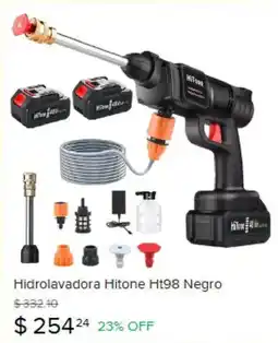 Mercado Libre Hidrolavadora Hitone Ht98 Negro oferta