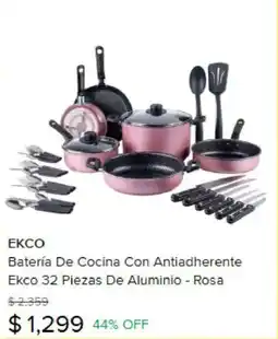Mercado Libre Ekco batería de cocina con antiadherente oferta