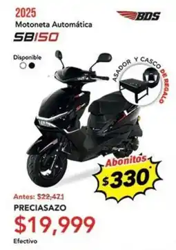 El Bodegón BDS Motoneta Automática SB150 oferta