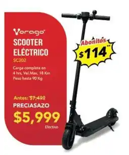 El Bodegón Vorago scooter eléctrico SC202 oferta