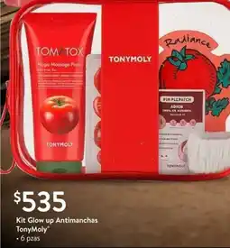 Walmart Express TonyMoly kit glow up antimanchas oferta