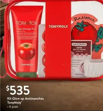 TonyMoly kit glow up antimanchas