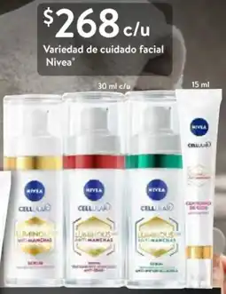 Walmart Express Nivea ciudado facial oferta