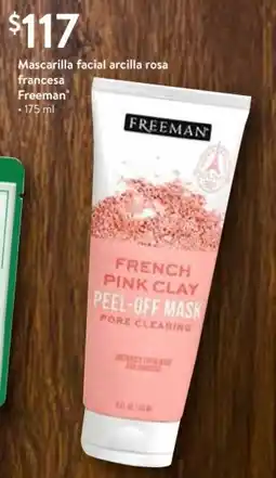 Walmart Express Freeman mascarilla facial arcilla rosa francesa oferta