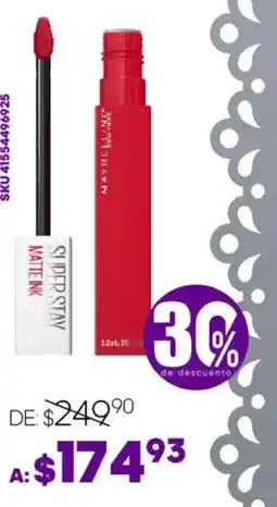 Woolworth Maybelline Super Stay Matte Ink oferta