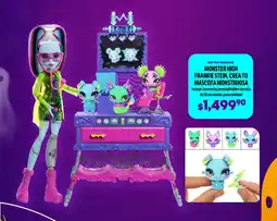 Woolworth Monster High frankie stein, creatu mascota monstruosa oferta