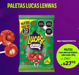 Woolworth Lucas Lenwas paletas oferta