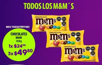 Woolworth M&M's chocolates oferta