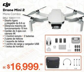 RadioShack Drone dji mavic mini 2 fly more combo / gris oferta