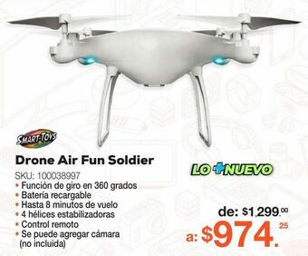 RadioShack Drone smart toys air fun soldier / blanco oferta