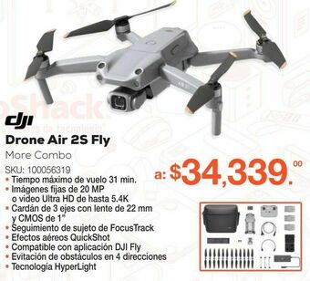 RadioShack Drone dji air 2s fly more combo / gris oferta