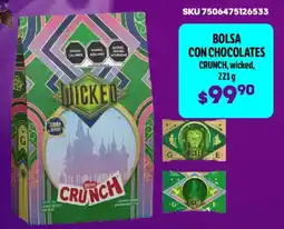 Woolworth Crunch, wicked bolsa con chocolates oferta