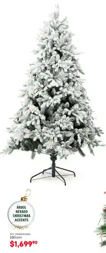 Woolworth Árbol nevado christmas accents oferta