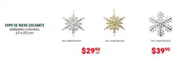 Woolworth Copo de nieve colgante plateado o dorado oferta
