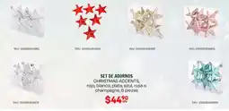 Woolworth Set de adornos christmas accents, rojo, blanco, plata, azul, rosa o champagne oferta