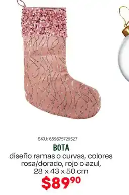 Woolworth BOTA diseño ramas o curvas, colores rosa/dorado, rojo o azul oferta