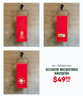 Woolworth Secador microfibra navideño oferta