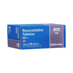 Farmacias Benavides 20 mg Rosuvastatina oferta
