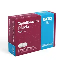 Farmacias Benavides 500 mg Ciprofloxacino oferta